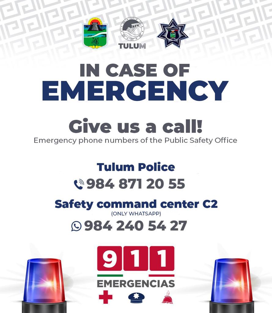 emergency tulum numbers