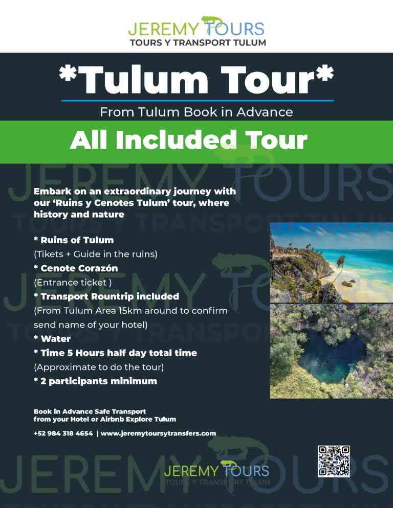 TULUM TOURS JEREMY BOOK YOU HALFF DAY CENOTE TOUR AND RUINS
