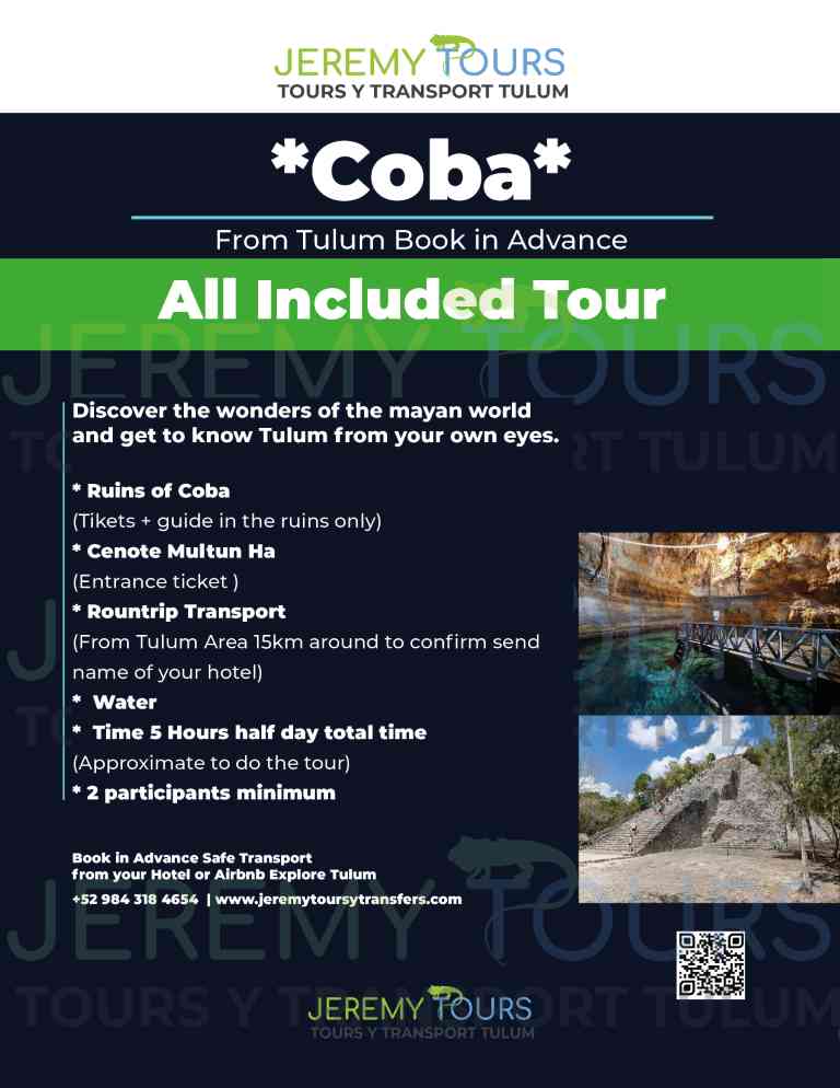 JEREMY TOURS COBA TOUR FROM TULUM